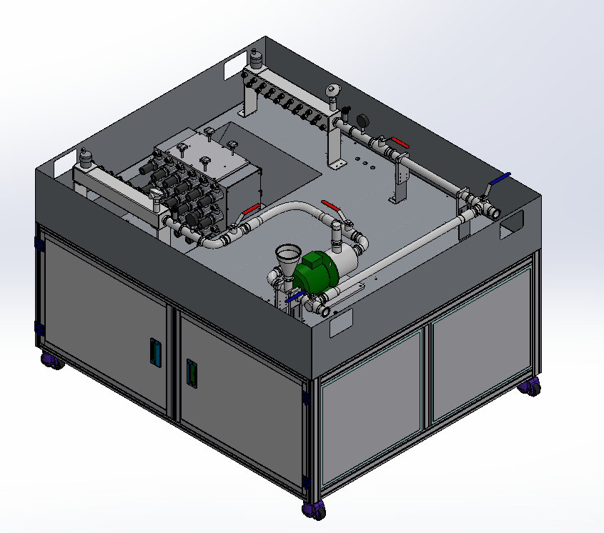 수소연료전지 발열량 모사장치 3D 설계 이미지
